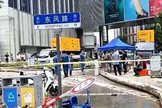 乐鱼官网app登录入口-乐鱼(中国)排涝突击队在排涝现场